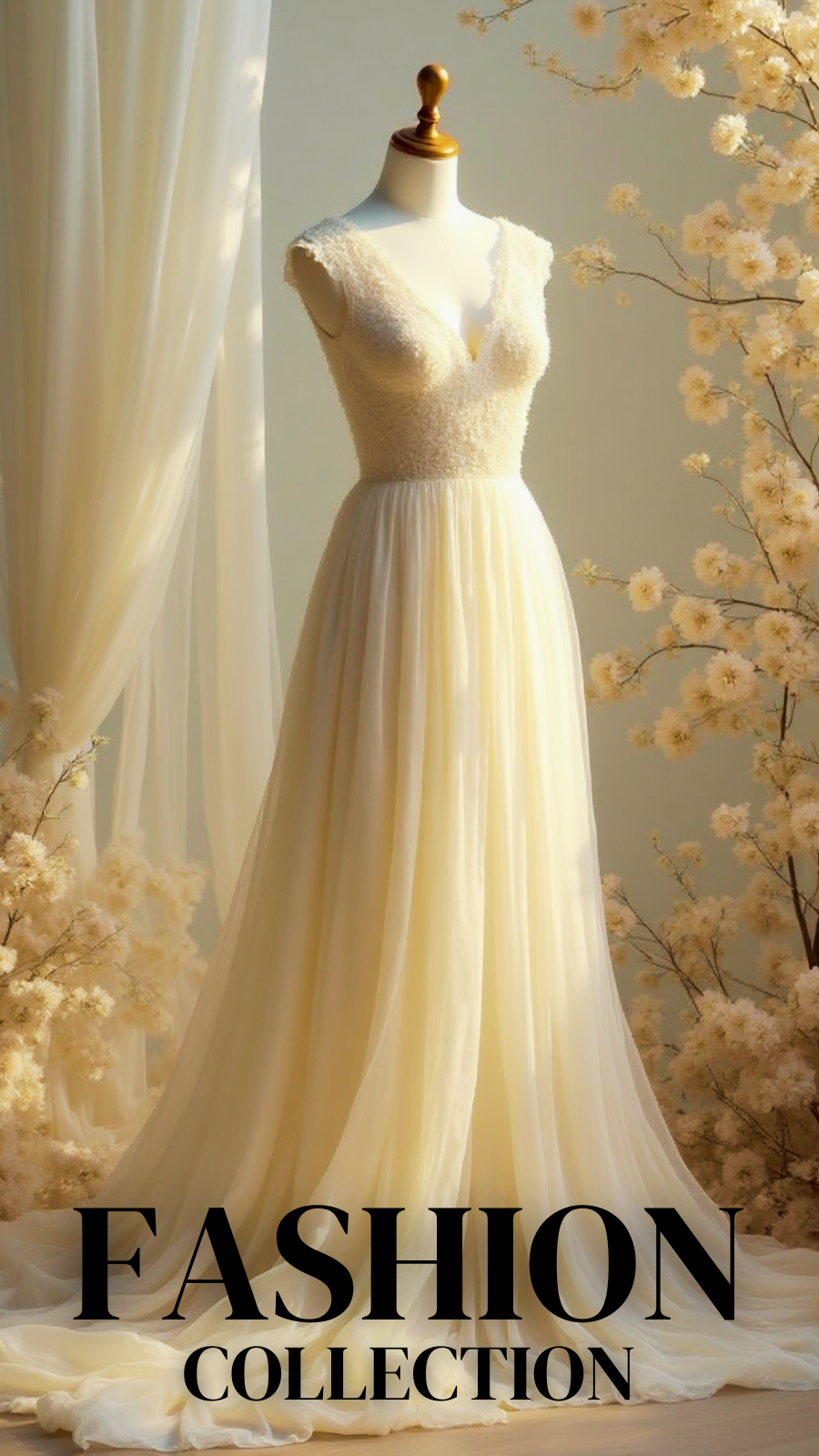 Ivory Lace Bridal Gown
